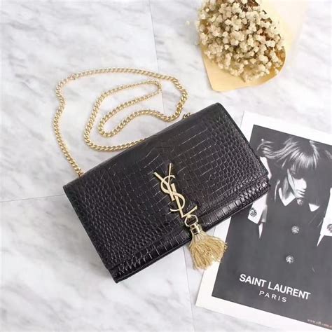 ysl tassel bag crocodile|Saint Laurent Kate Medium With Tassel In Crocodile.